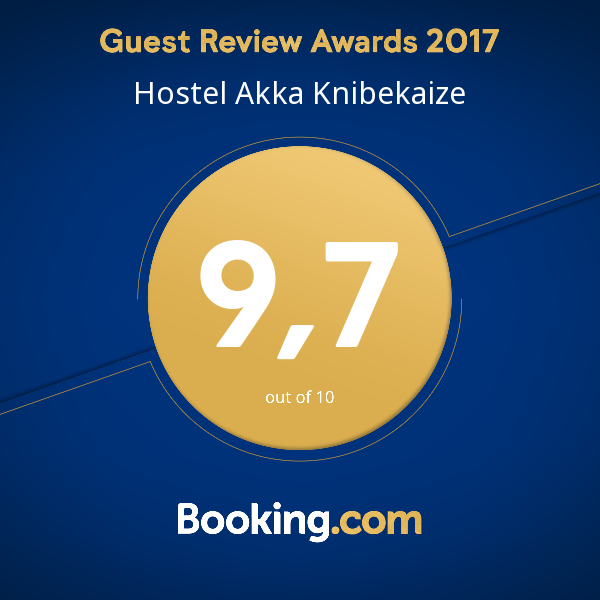 Сертификат от  Booking.com за 2017 год